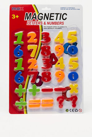 Magnetic Letters and Numbers Activity Set