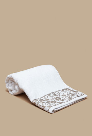 منشفة حمام مطرزة بالأزهار - 70x140 سم-mxhome-bathroomessentials-towels-bathtowels-2