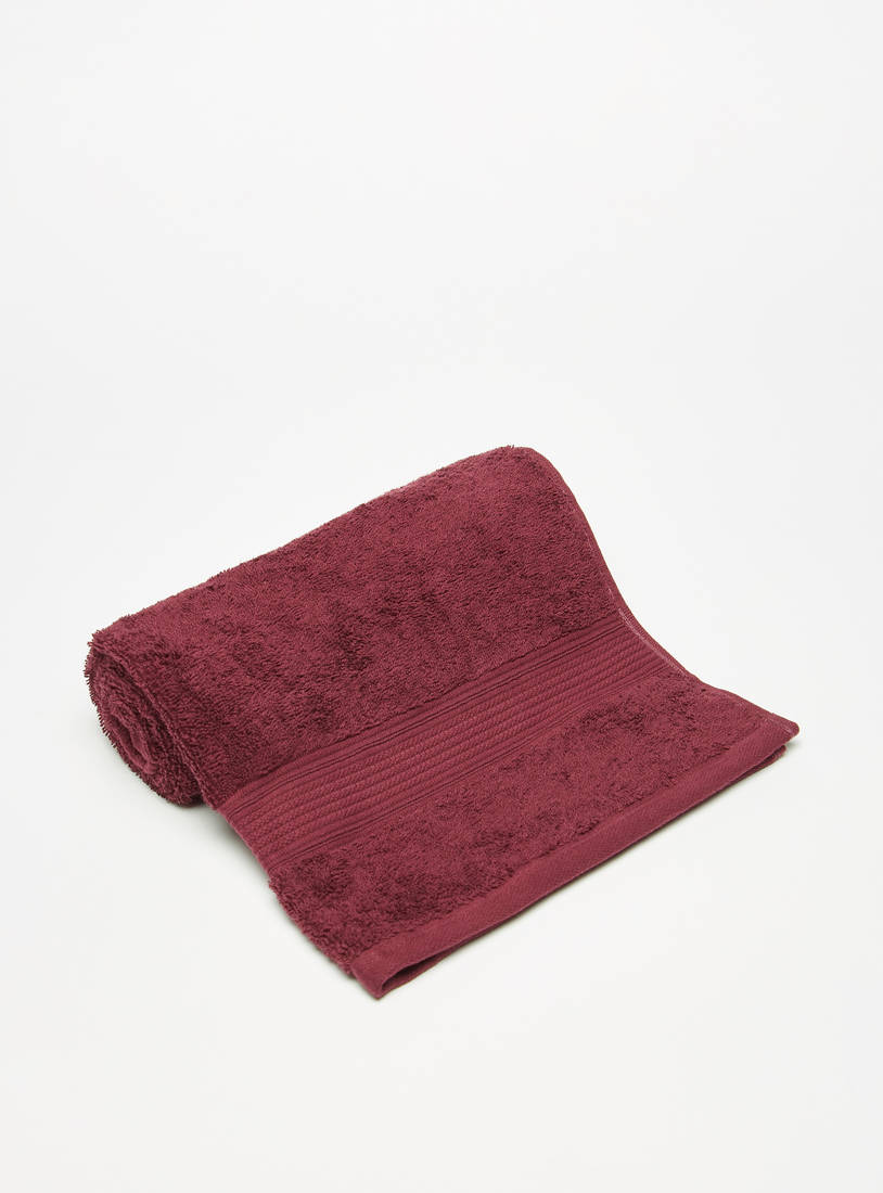Textured Rectangular Hand Towel - 50x80 cms-Hand Towels-image-0