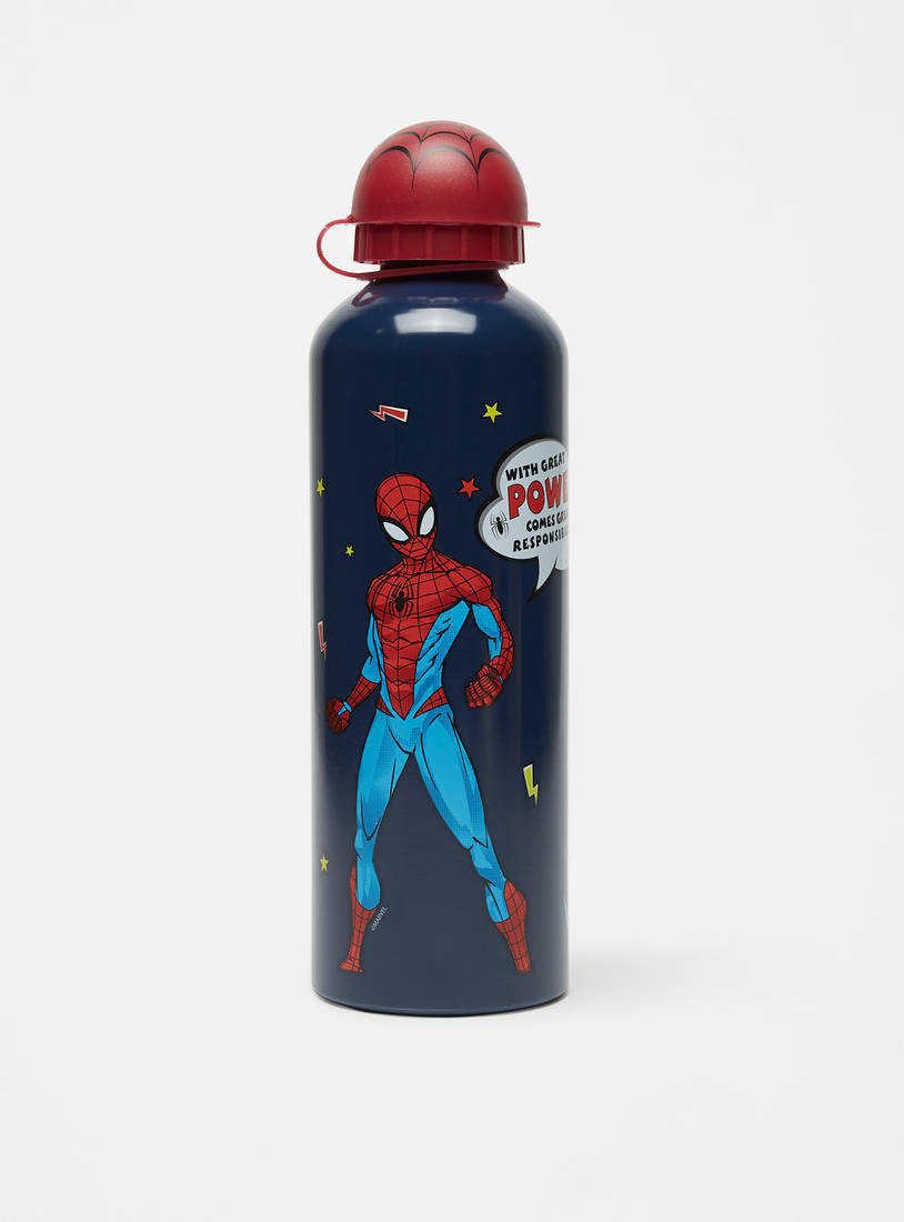 Spider-Man Print Aluminium Sipper Bottle - 750 ml-Water Bottles-image-0