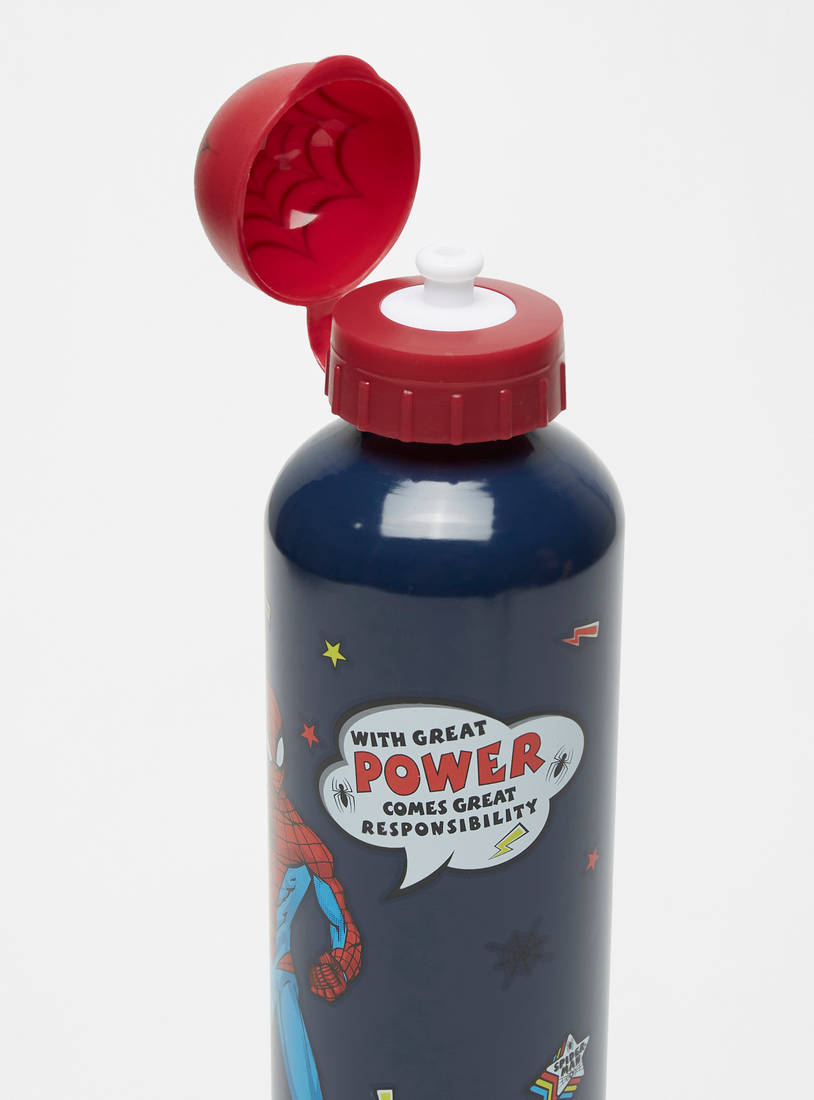 Spider-Man Print Aluminium Sipper Bottle - 750 ml-Water Bottles-image-1