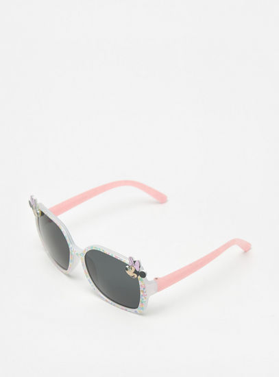 نظارة شمسية بإطار كامل وتزيينات ميني ماوس وعدسات ملونة
