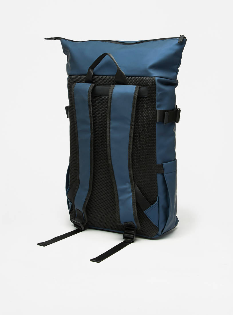 Plain Backpack with Zip Closure-Bags-image-1