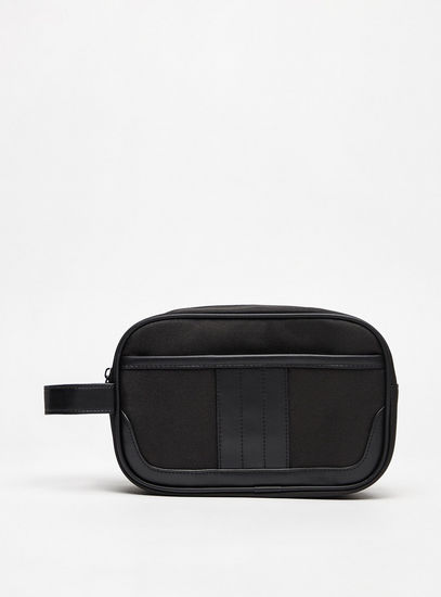 Textured Pouch with Zip Closure-Pouches-image-0