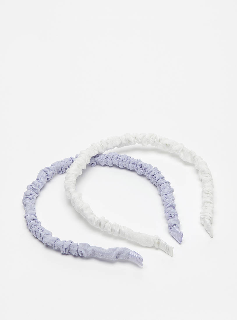 Set of 2 - Ruched Hairband-Hairband-image-1