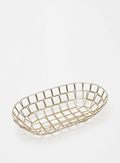 Metal Decorative Basket-Storage & Décor Boxes-image-1