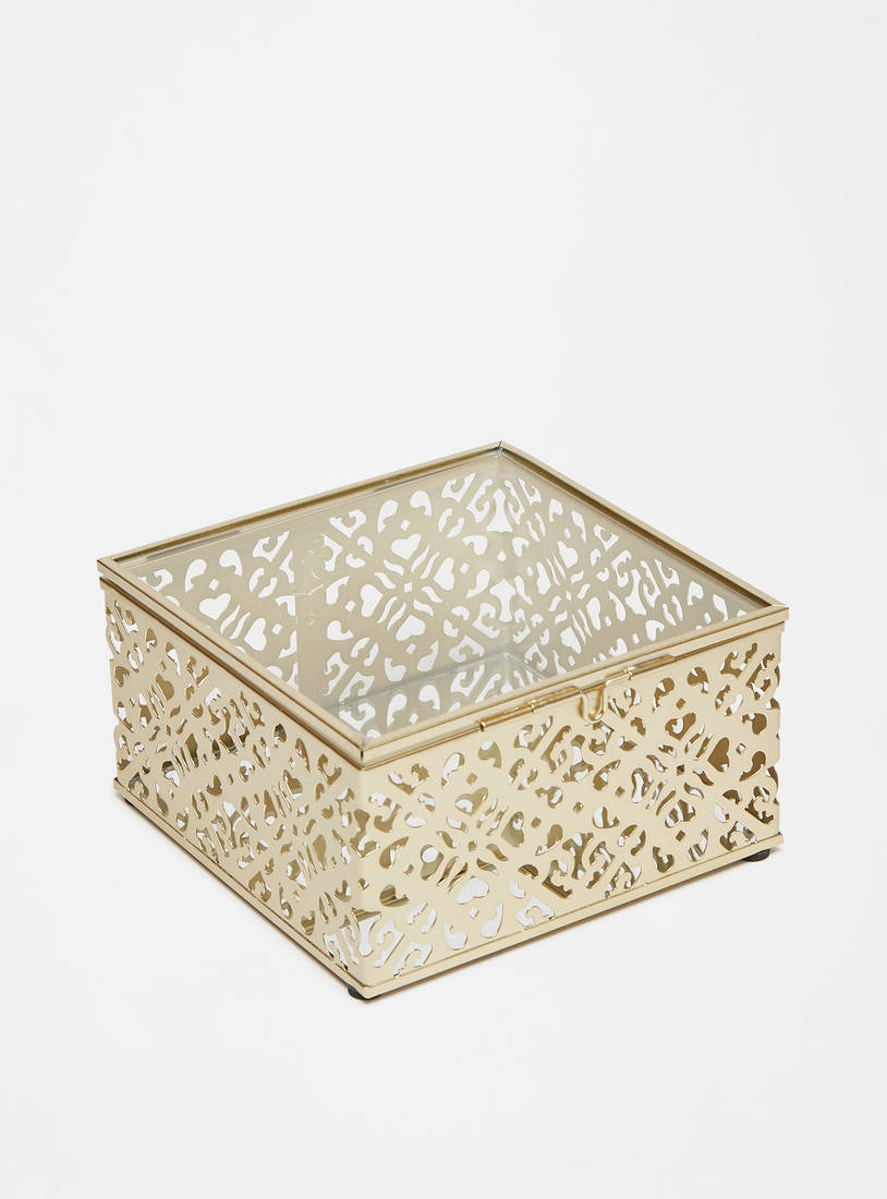 Metallic Decorative Box-Home Décor-image-1