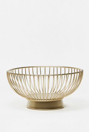 Metallic Wired Decorative Basket