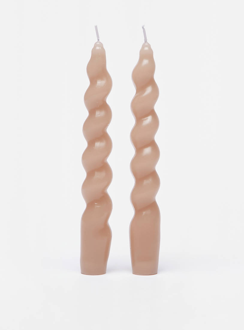 Pack of 2 - Spiral Candle-Candles-image-1