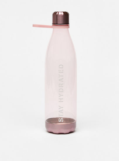 Slogan Print Water Bottle - 1 L-Water Bottles-image-0