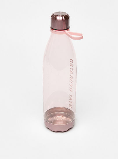 Slogan Print Water Bottle - 1 L-Water Bottles-image-1