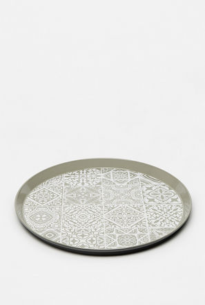 Printed Round Serving Tray