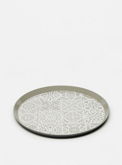 Printed Round Serving Tray-Trays-image-0