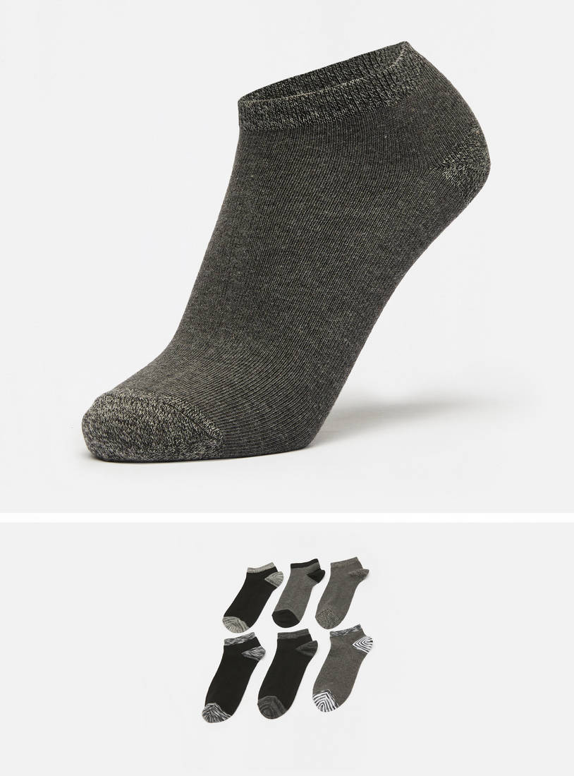 Pack of 6 - Assorted Ankle Length Socks-Socks & Stockings-image-0