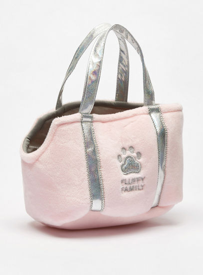 Embroidered Handbag with Soft Toy-Infant Toys-image-1