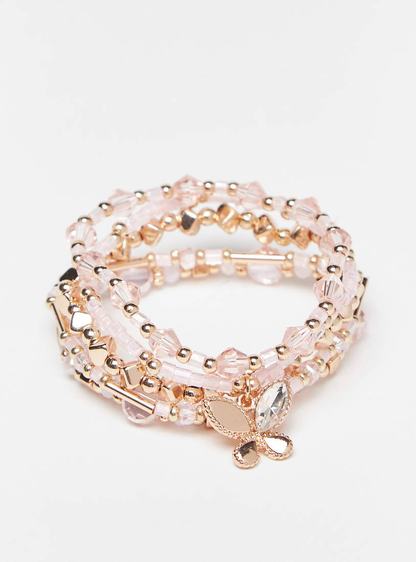 Pack of 5 - Beaded Bracelets-Bangles & Bracelets-image-0