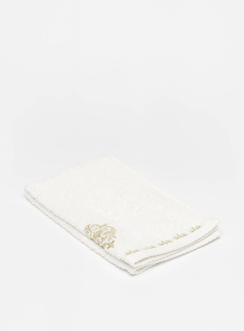 Embroidered Guest Towel - 50x30 cms-Bath Towels-image-1