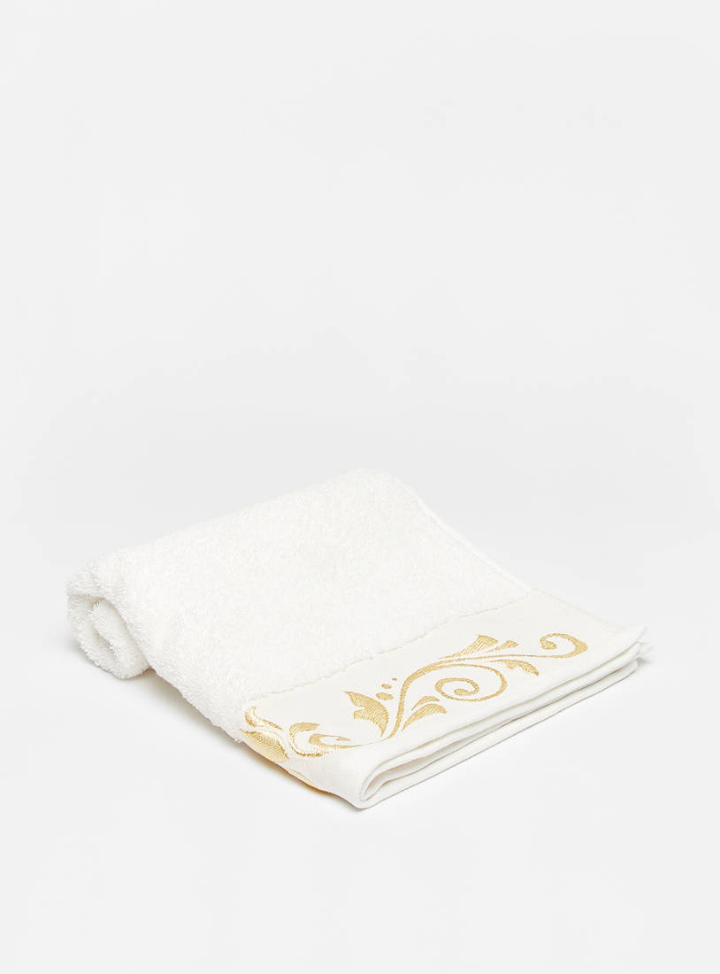 Embroidered Hand Towel - 80x50 cms-Hand Towels-image-0