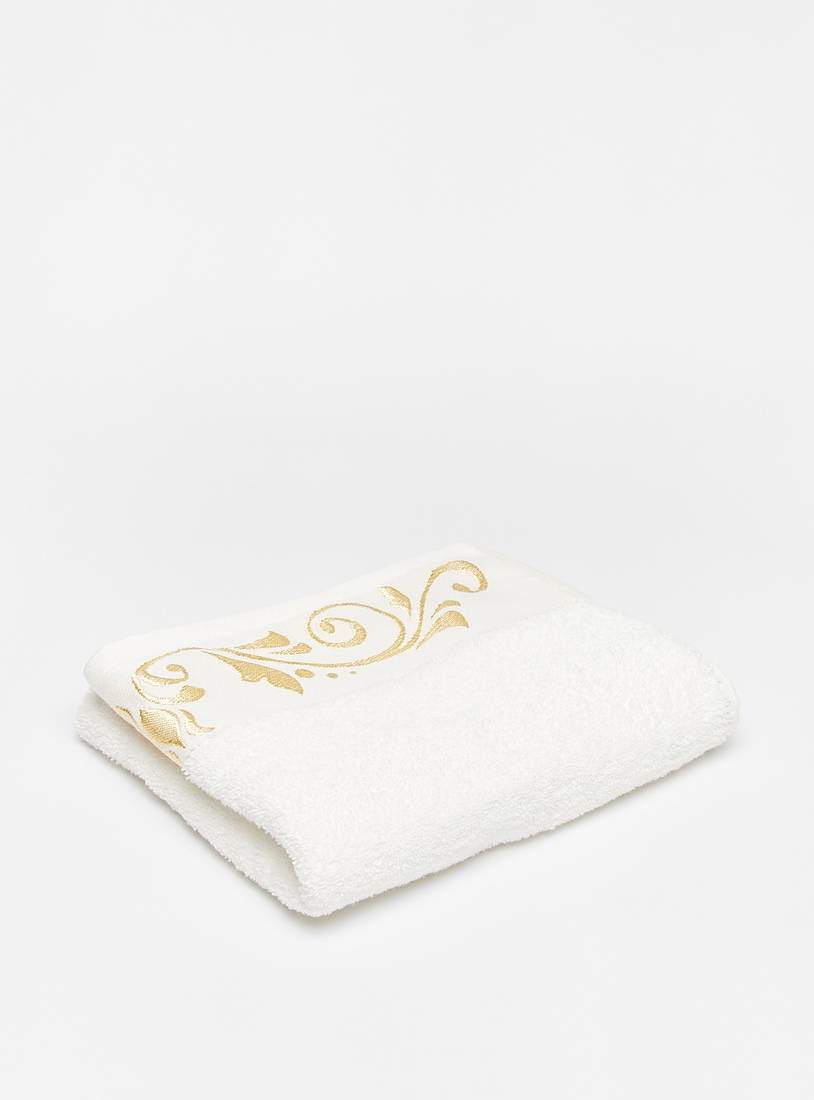 Embroidered Hand Towel - 80x50 cms-Hand Towels-image-1