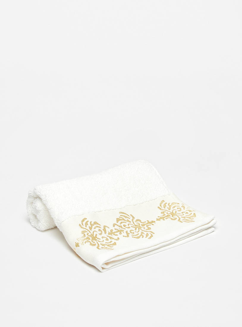 Embroidered Hand Towel - 80x50 cms-Hand Towels-image-0