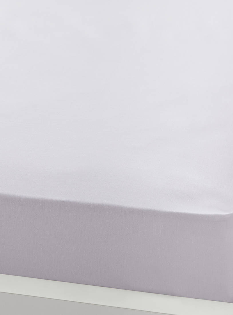 Plain Fitted Sheet - 90x200 cm-Fitted Sheets-image-1