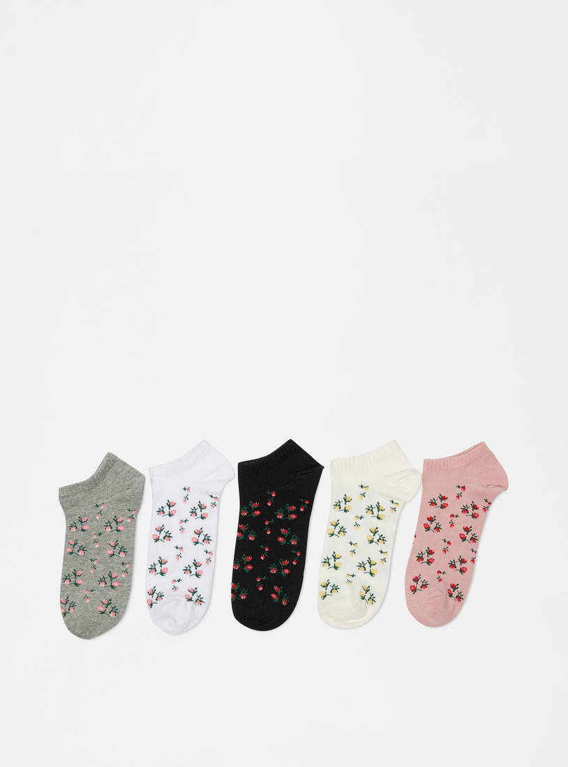 Pack of 5 - Assorted Ankle Length Socks-Socks & Stockings-image-1