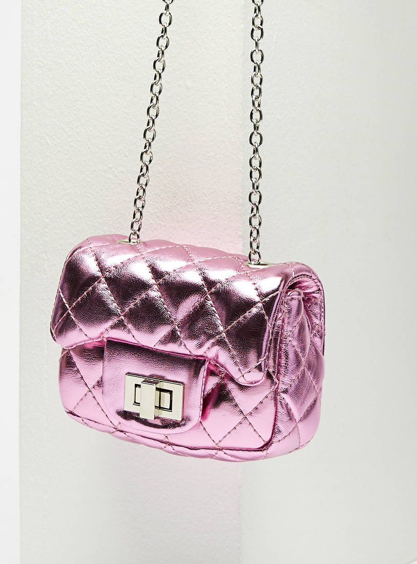 Quilted Crossbody Bag-Bags-image-1