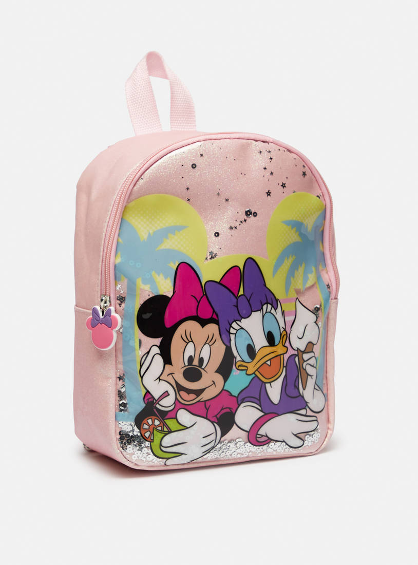 Minnie Mouse and Daisy Duck Print Backpack-Bags-image-1