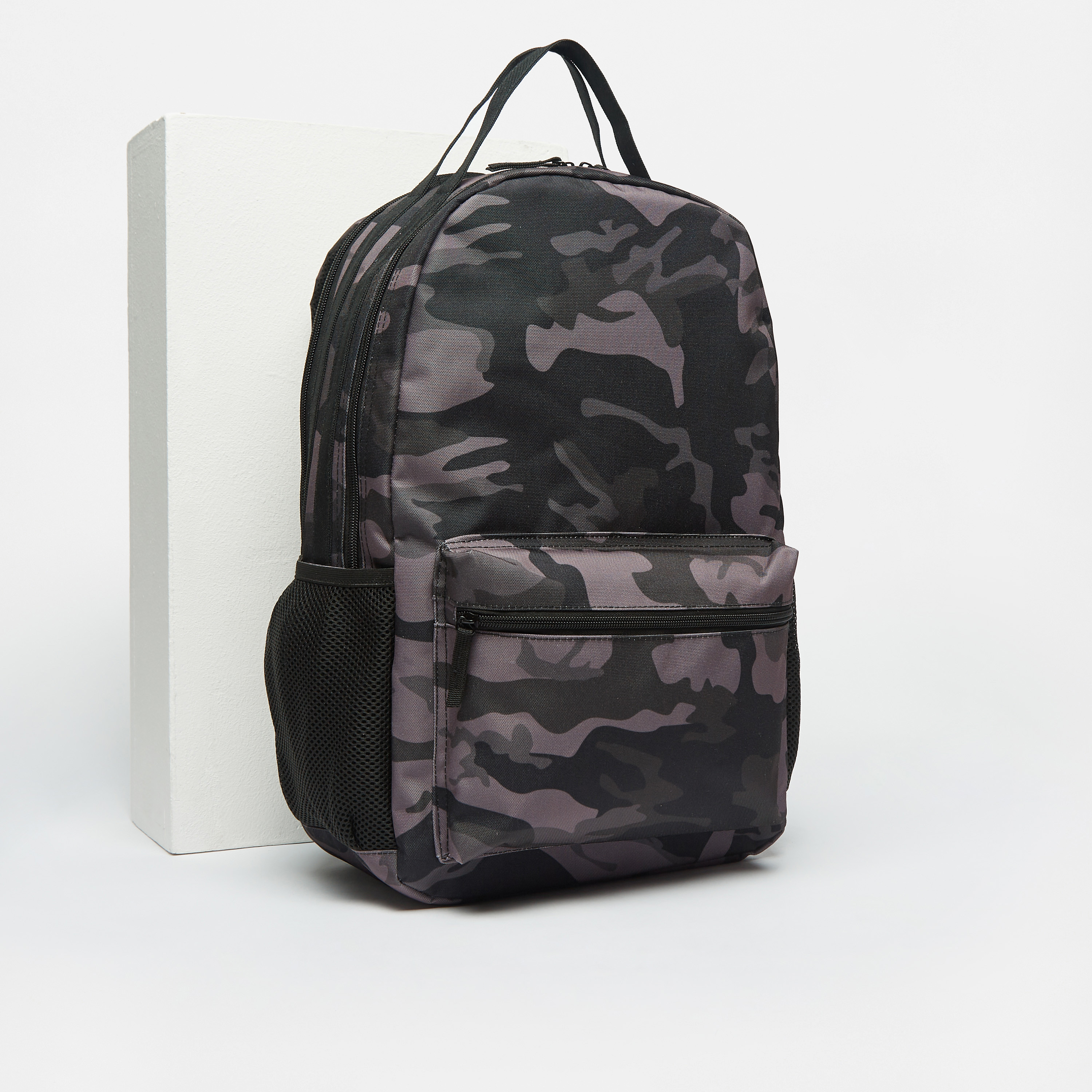 Shop Camouflage Print Backpack Online Max Kuwait