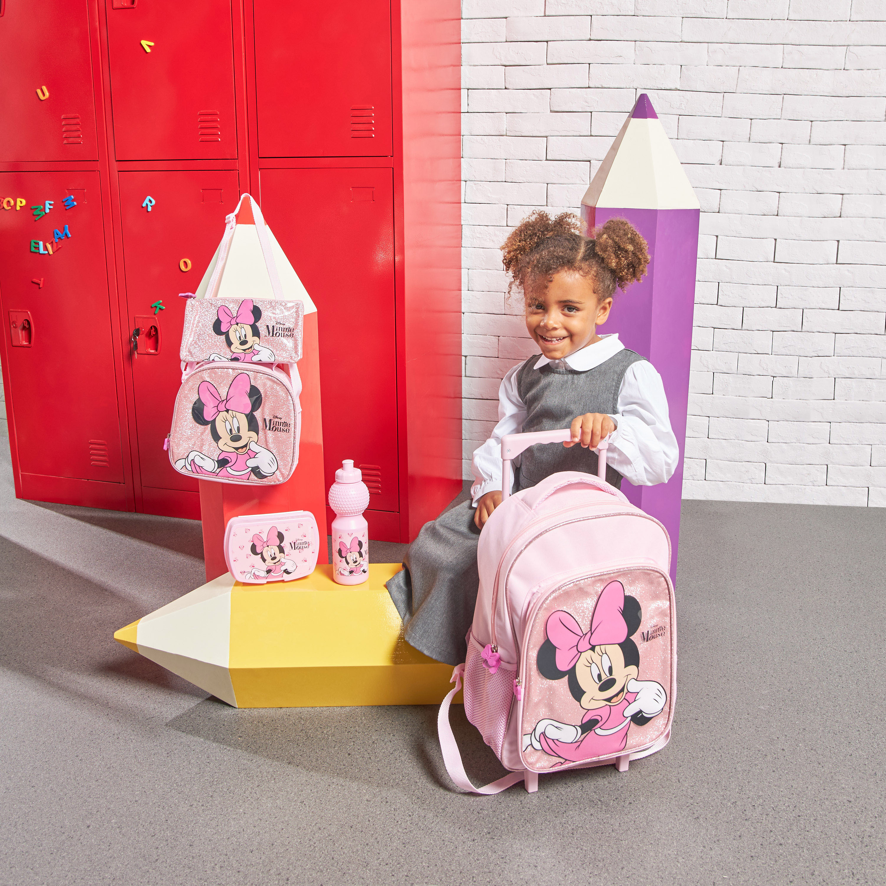 Minnie mouse hotsell 5 piece backpack