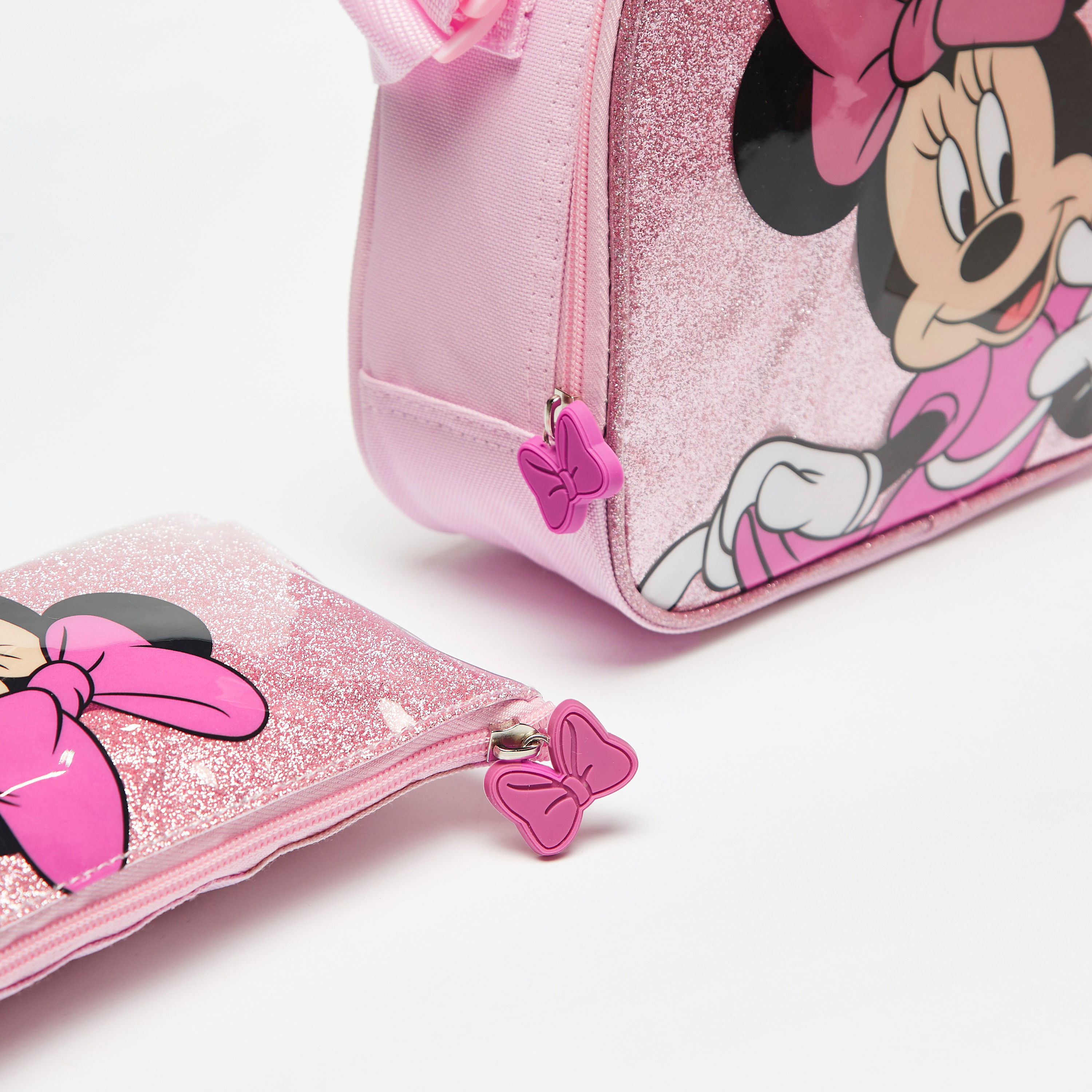 Shop Minnie Mouse Print 5-Piece Trolley Backpack Set Online