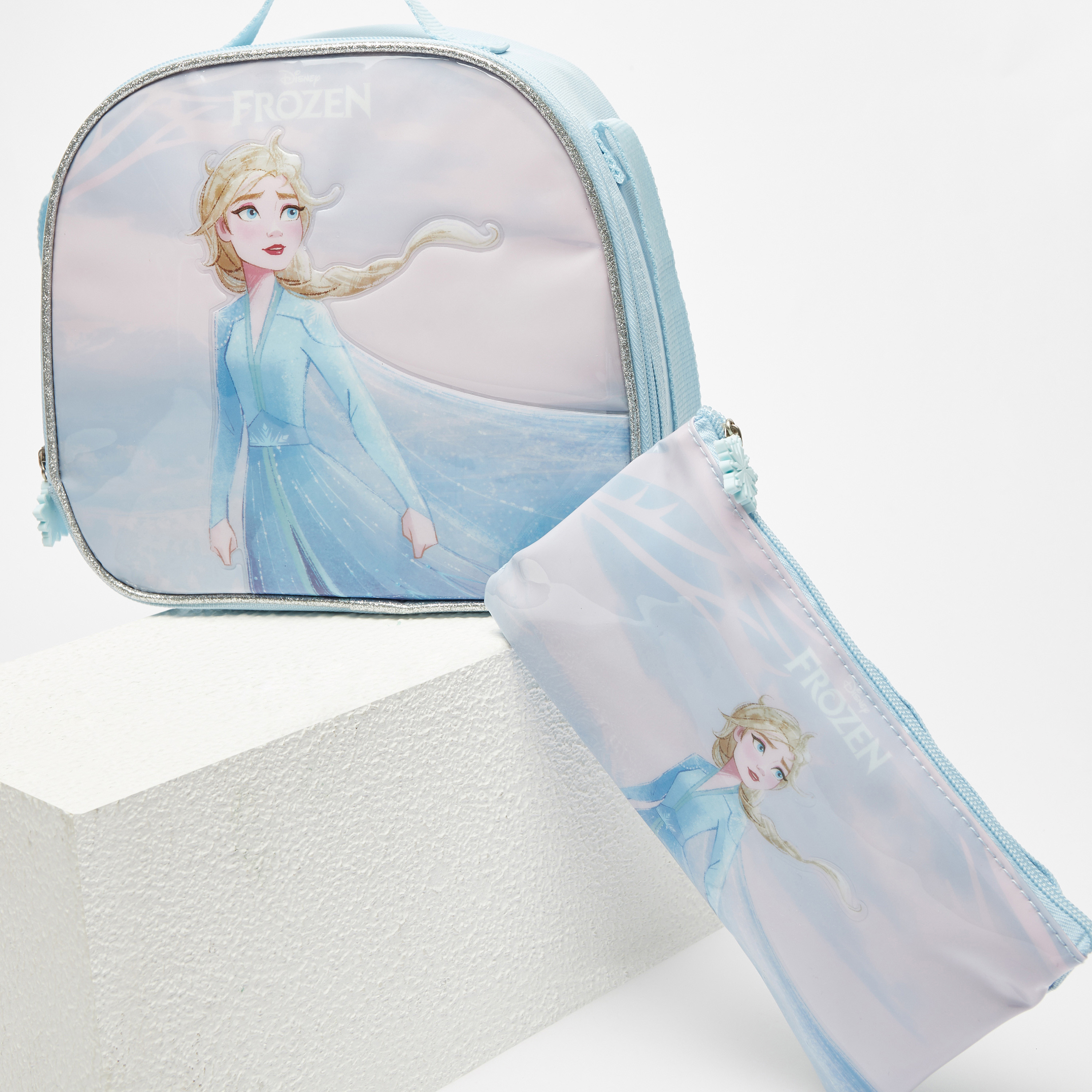 Shop Frozen Elsa Print 5 Piece Trolley Backpack Set Online Max UAE