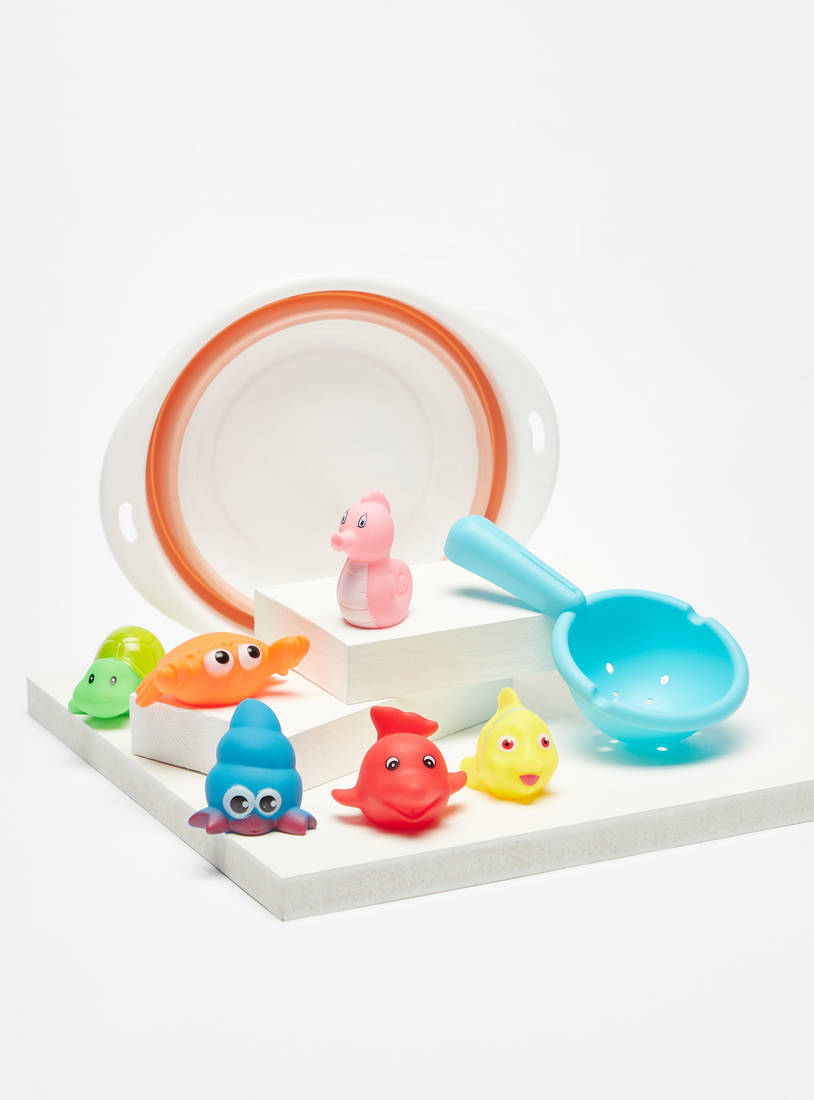 مجموعة ألعاب حمام متنوعة - 8 قطع-ألعاب الرضّع-image-1