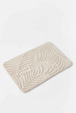 Leaf Textured Bathmat - 70x45 cm-mxhome-bathroomessentials-bathmats-3