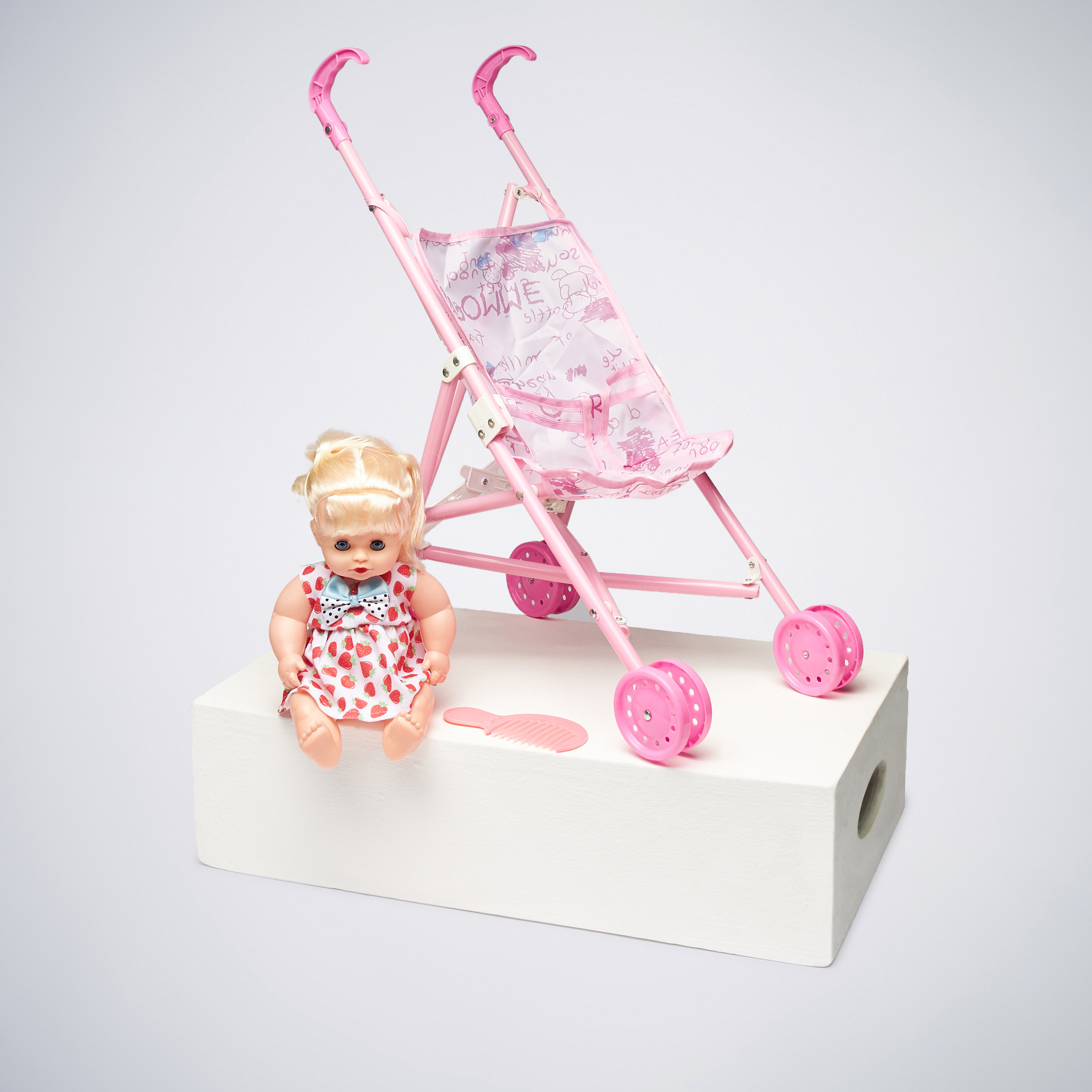 Baby doll and on sale pram set