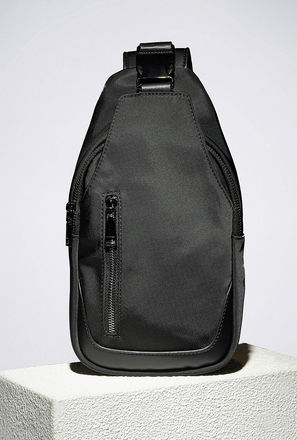 Plain Backpack with Adjustable Sling Strap-mxmen-bagsandwallets-bags-3