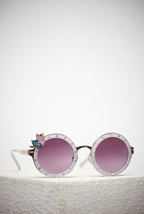 نظّارة شمسية مستديرة مزينة-mxkids-accessories-girls-sunglasses-1
