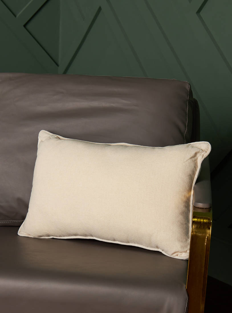 Textured Rectangular Filled Cushion - 50x30 cm-Cushions-image-1