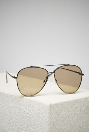 Tinted Metal Full Rim Sunglasses-mxmen-accessories-sunglasses-0