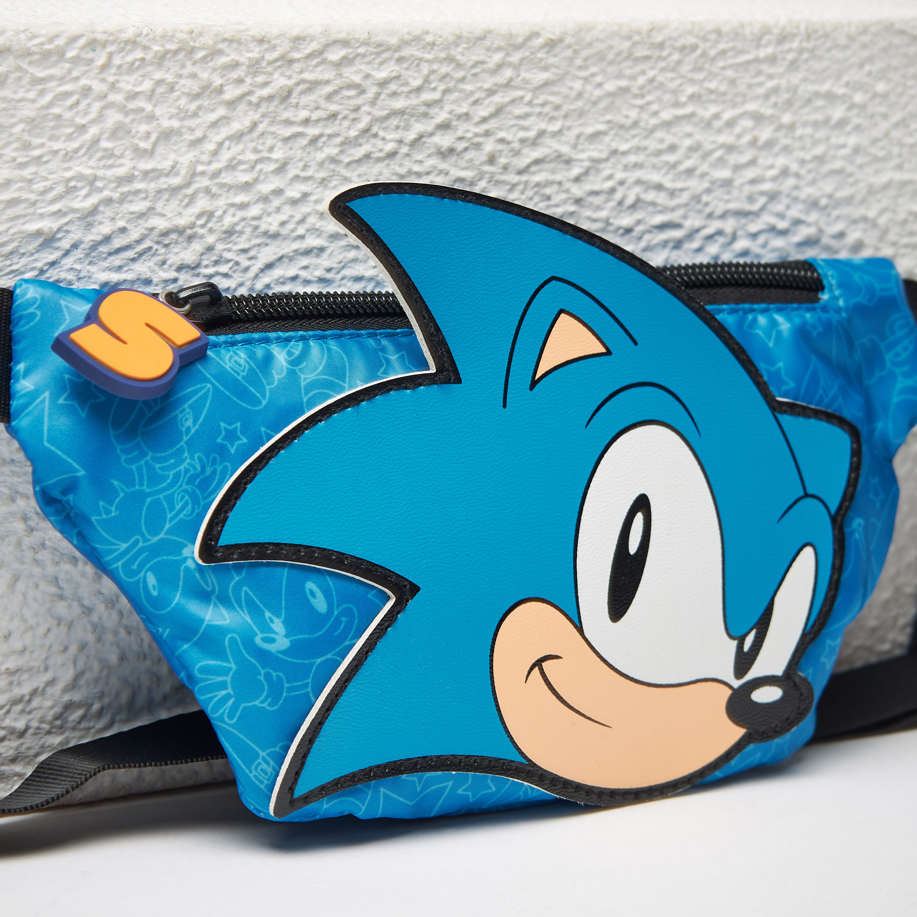 Shop Sonic the Hedgehog Applique Waist Bag with Buckle Closure