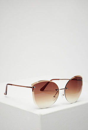 Tinted Metallic Sunglasses with Nose Pads-mxwomen-accessories-sunglasses-0