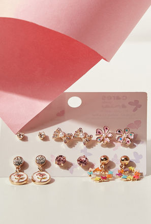 Pack of 6 - Assorted Earring-mxkids-accessories-girls-jewellery-earrings-1