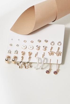 Pack of 16 - Assorted Earrings-mxwomen-accessories-jewellery-earrings-0