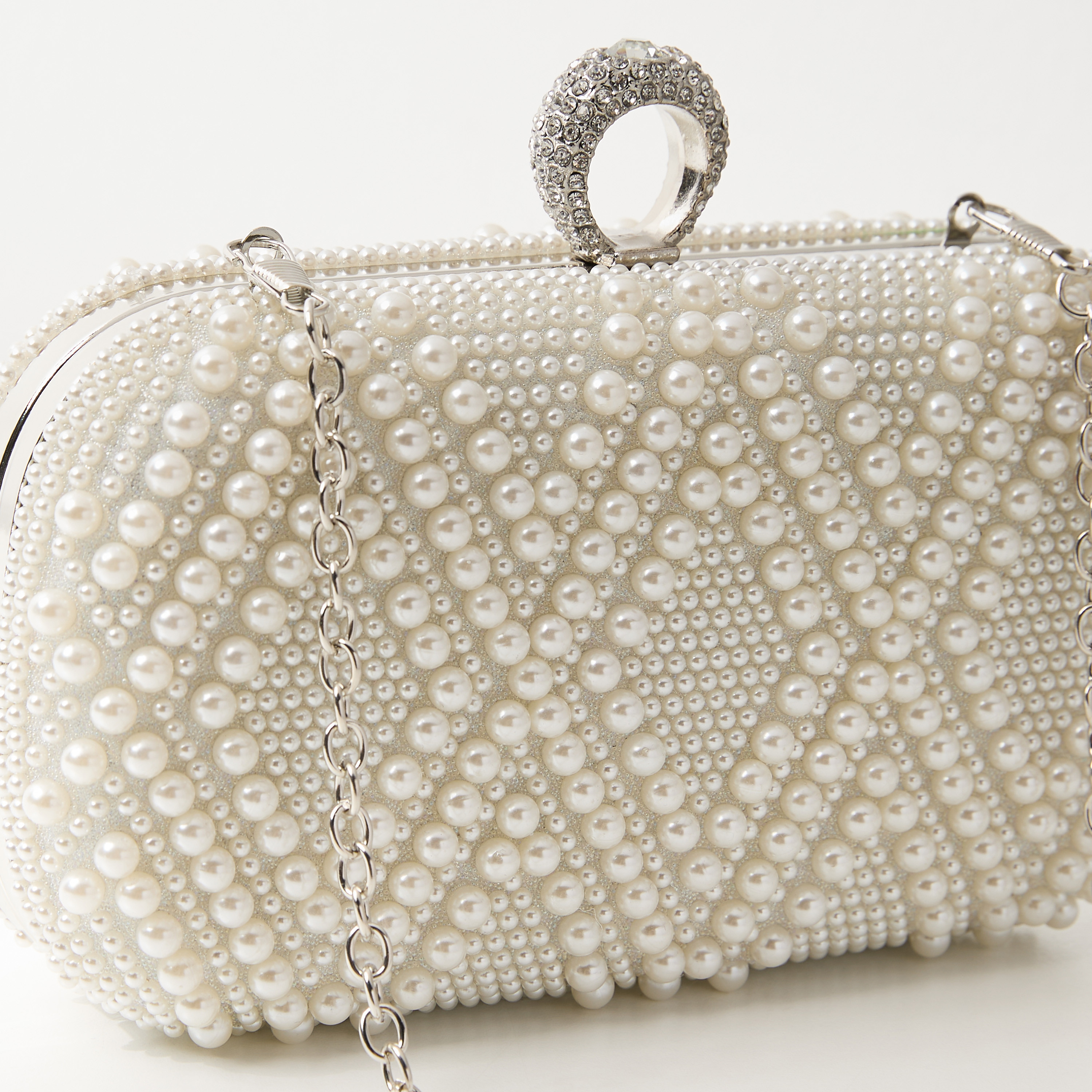 Embellished clutch best sale