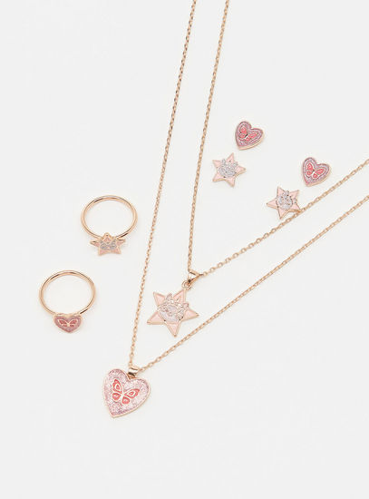 Embellished 8-Piece Necklace Set