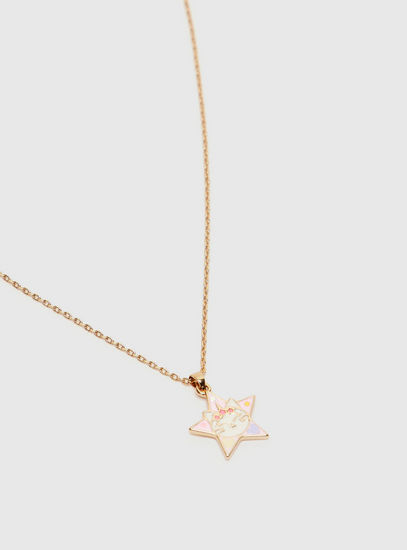 Star Studded Pendant Necklace with Earrings and Ring Set