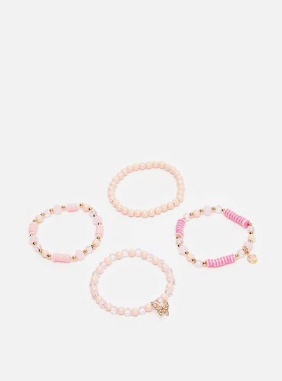 Set of 4 - Bead Embellished Bracelet