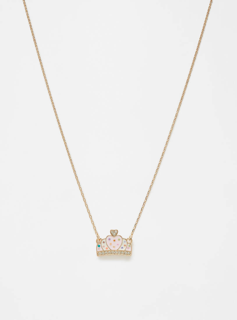 Crown Studded 4-Piece Jewellery Set-Sets-image-1