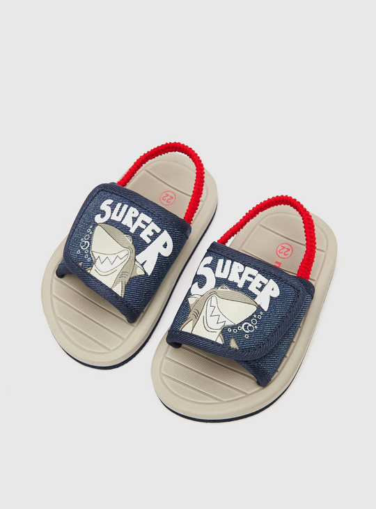 Printed Slide Slippers