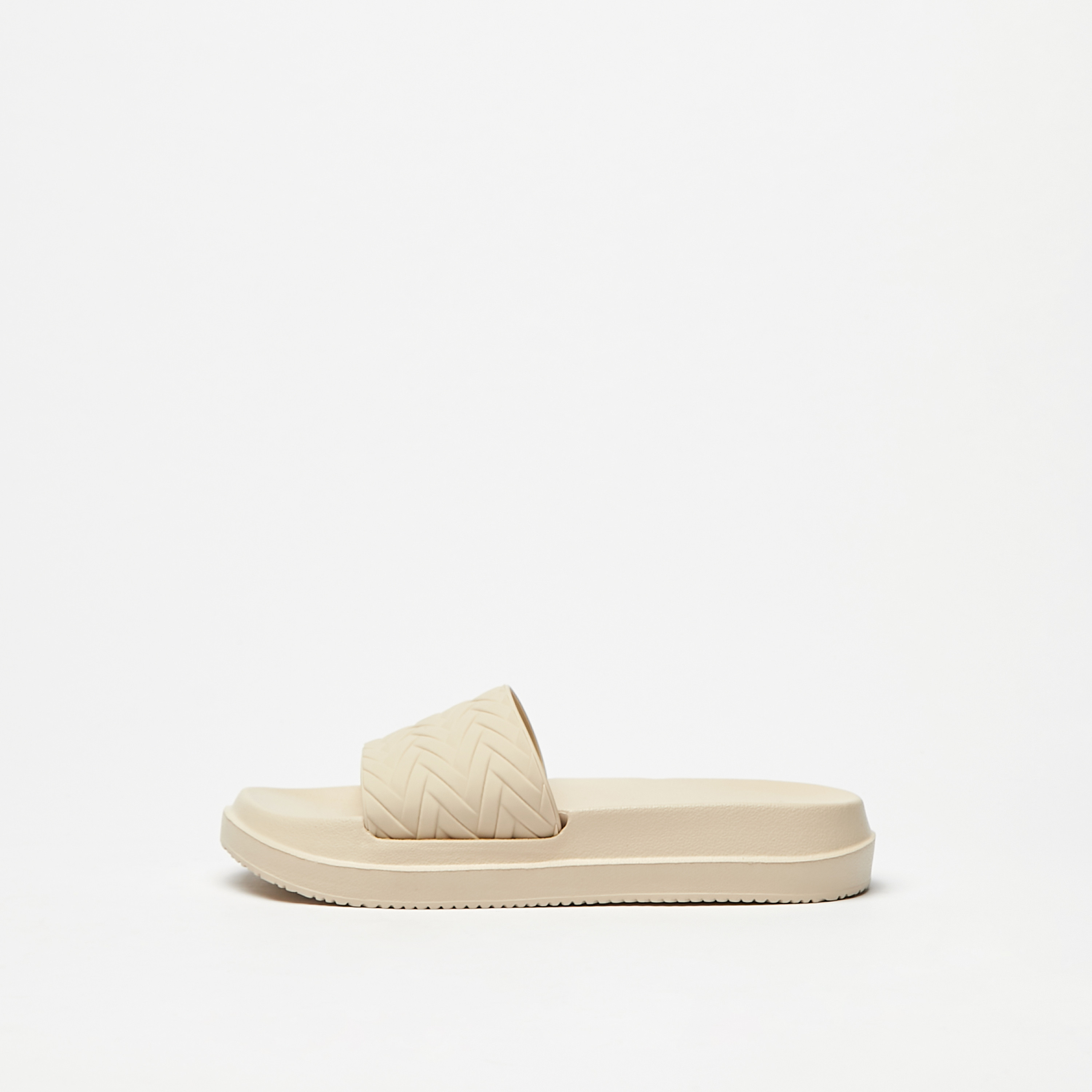 Shop Textured Slip-On Sandals Online | Max UAE